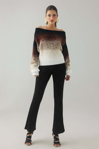 Gradient Knitted Sweater - Darcy