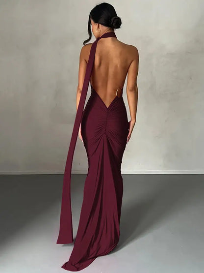 One Shoulder Backless Bodycon Dresses - Ruth