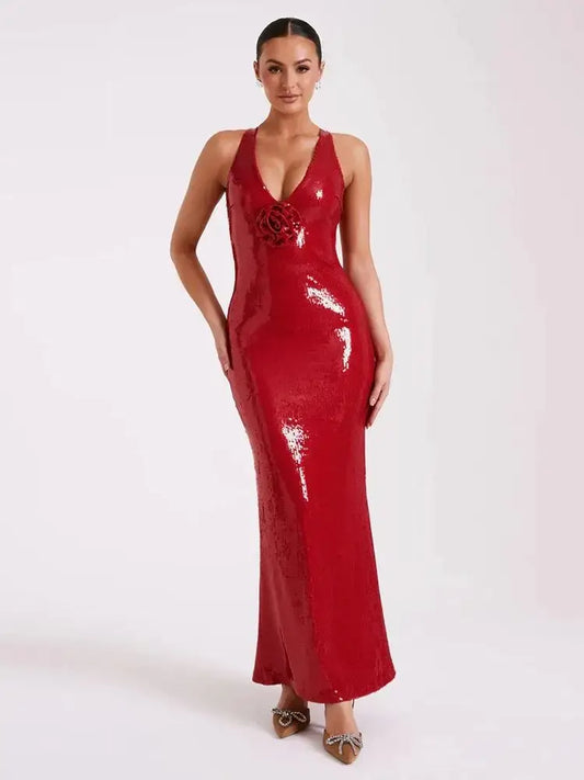 Sexy Sling Backless Dress - Abigail