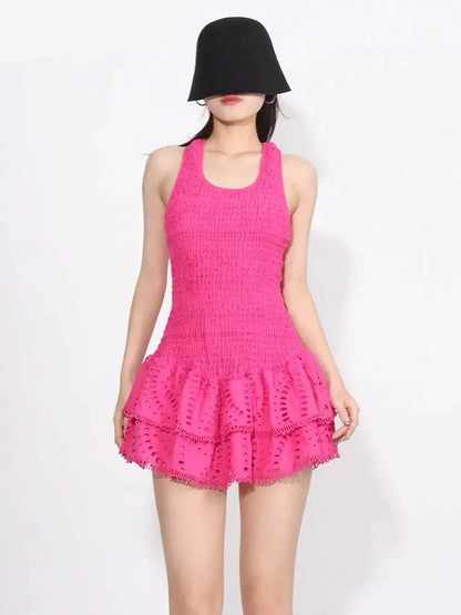 Ruffle Mini Dress - Jessica