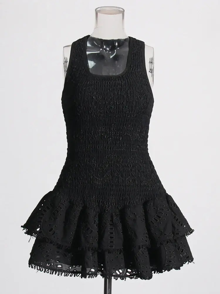 Ruffle Mini Dress - Jessica