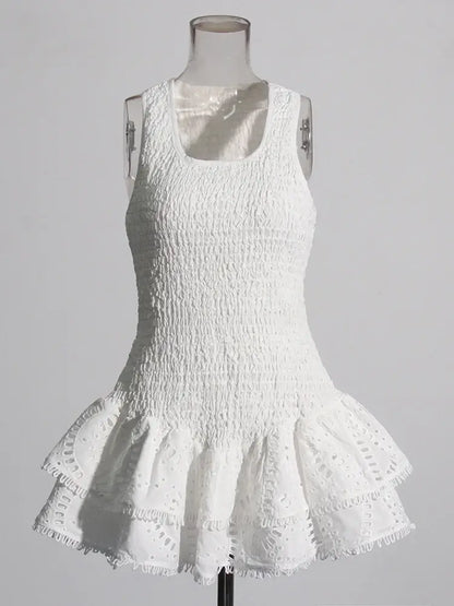 Ruffle Mini Dress - Jessica