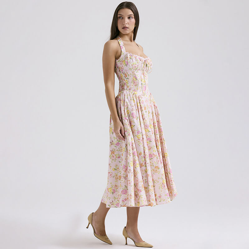 A Line Pleated Dress - Lily