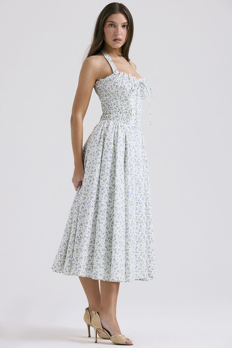 A Line Pleated Dress - Lily