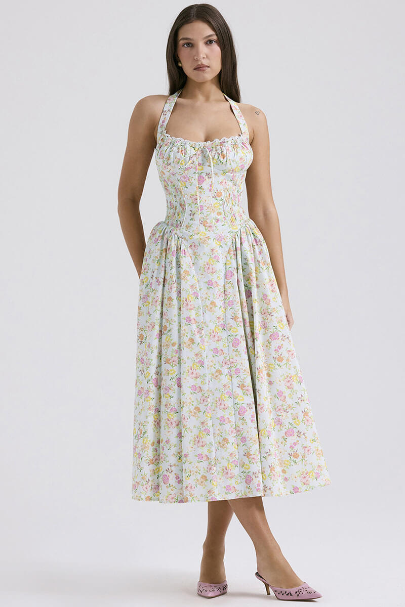 A Line Pleated Dress - Lily