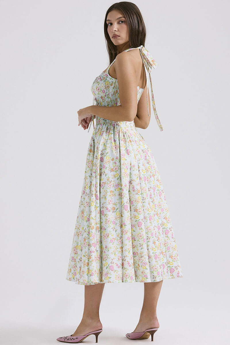 A Line Pleated Dress - Lily