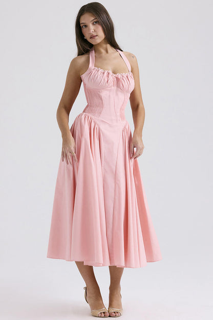 A Line Pleated Dress - Lily