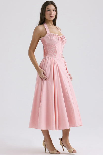 A Line Pleated Dress - Lily