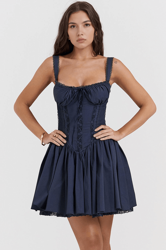 Spaghetti Strap A Line Dress - Molly