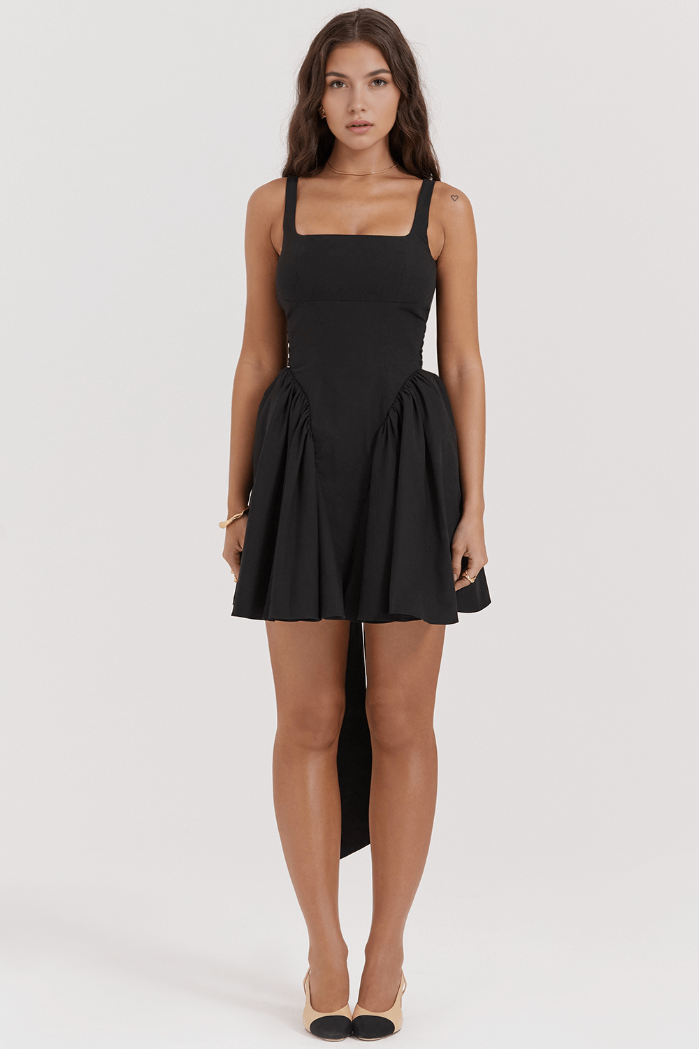 Mini Backless A Line Dress - Champel