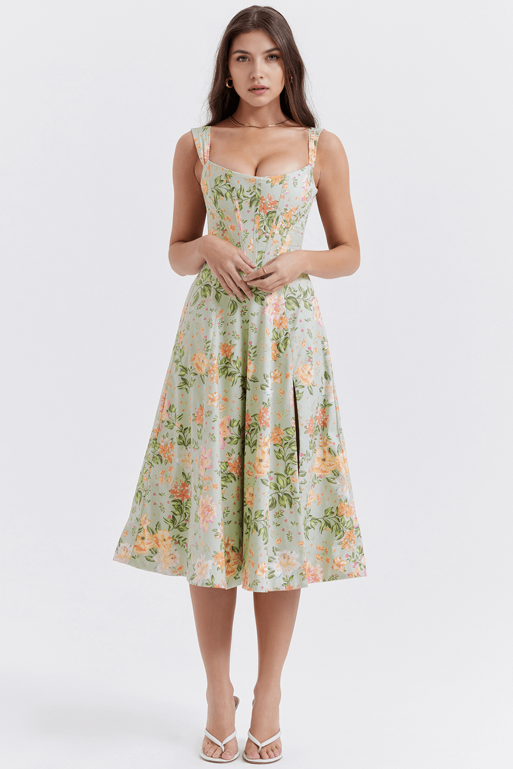 Lace Up Summer Dress - Juhly