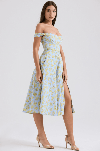 Lace Up Summer Dress - Juhly