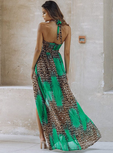 Print Maxi Dress - Santorini