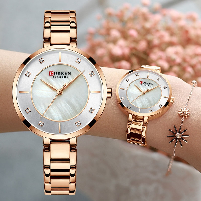 Luxury Quartz Watch  - Pearl