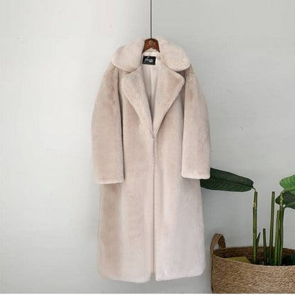 Thick Warm Teddy Fur Coat - Linda