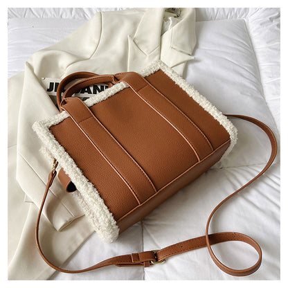 Bolso tote de lana de cordero - Tote