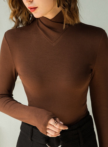 Stand-up Collar Top - Nubia