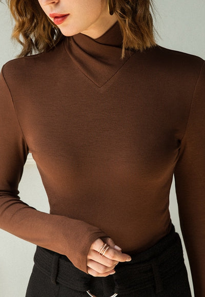 Stand-up Collar Top - Nubia