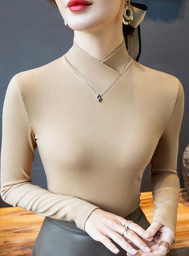 Stand-up Collar Top - Nubia